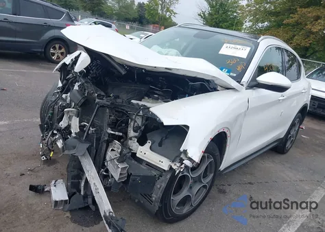 2018 Alfa Romeo Stelvio Ti Awd from USA, damaged, VIN ZASFAKBN1J7B83520
